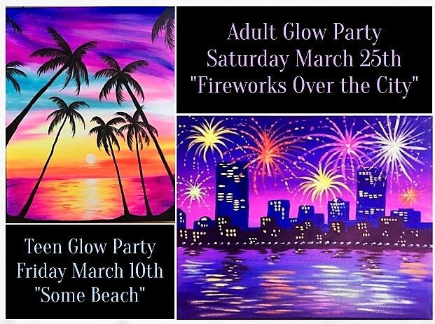 Black Light Glow Parties in March